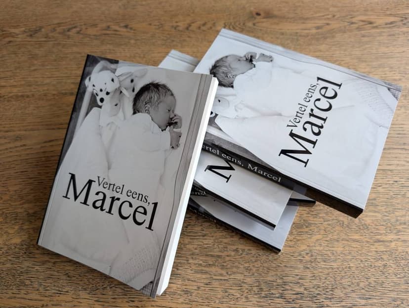 A real book, made with Sam and Nora.
